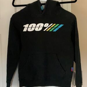 100% Black Hoodie